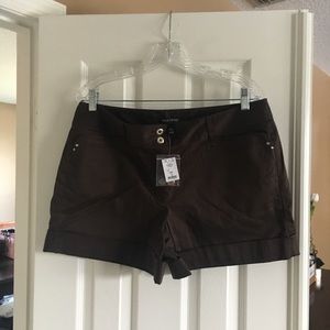 WHBM Brown Shorts Size 12 - NEW w/ tags!!!